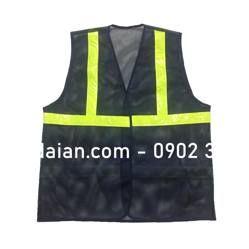 Áo phản quang lưới công nhân - phản quang nhựa
