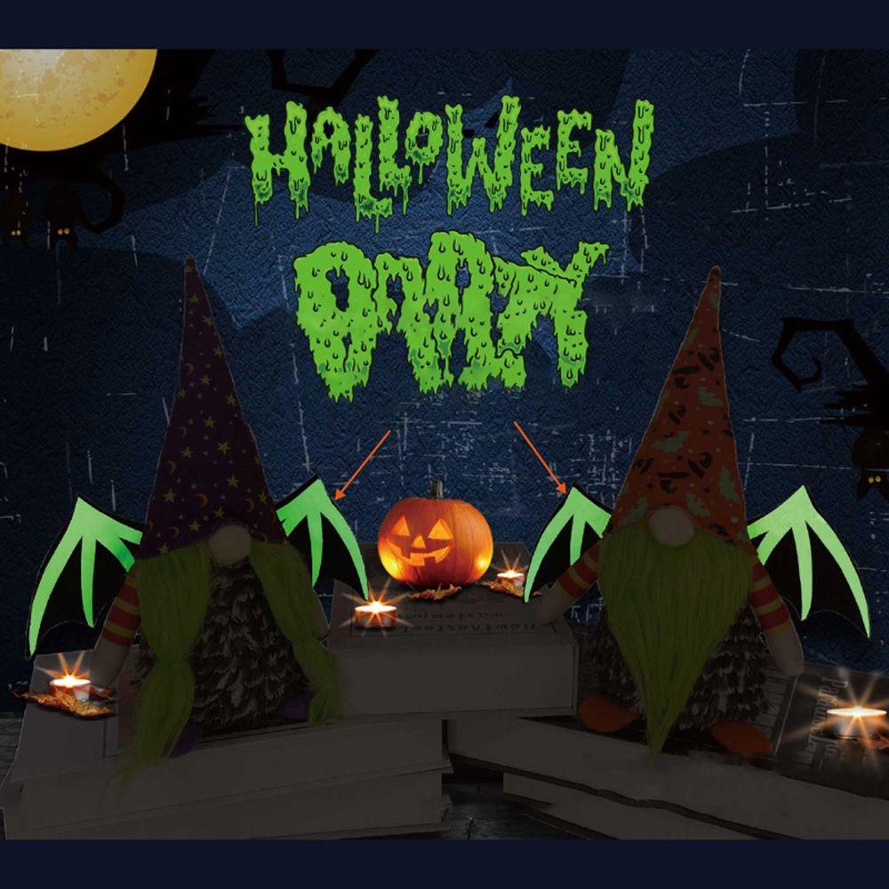 Mô Hình Búp Bê Gnome Phát Quang Độc Đáo Trang Trí Bàn Tiệc Halloween