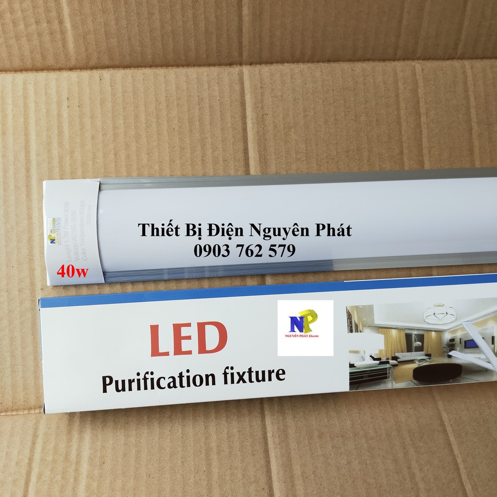 Tuýp LED Bán Nguyệt 1.2m 40w Siêu Sáng Tiết Kiệm Điện Năng