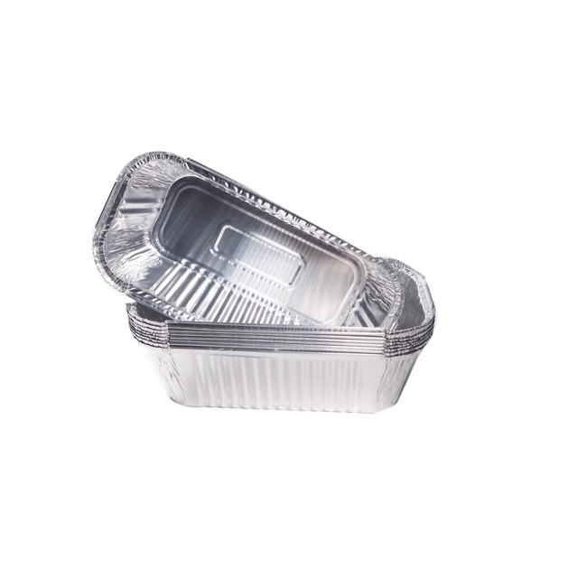 Set 25 hộp giấy bạc kèm nắp đựng thức ăn nướng trực tiếp tr