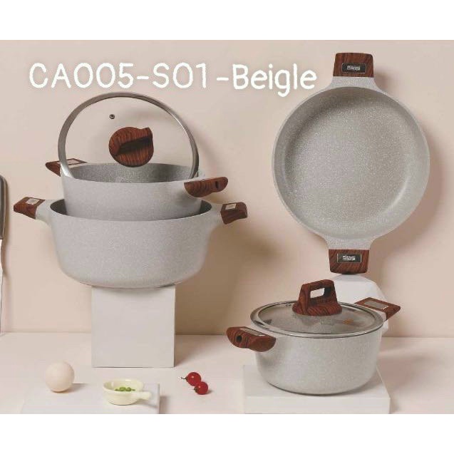 Bộ nồi chảo cao cấp sang sịn đun mọi bếp