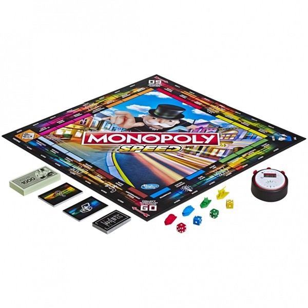 Cờ Tỷ Phú Monopoly Speed - Đường Đua Tốc Độ - Hasbro Gaming Thương Hiệu Mỹ