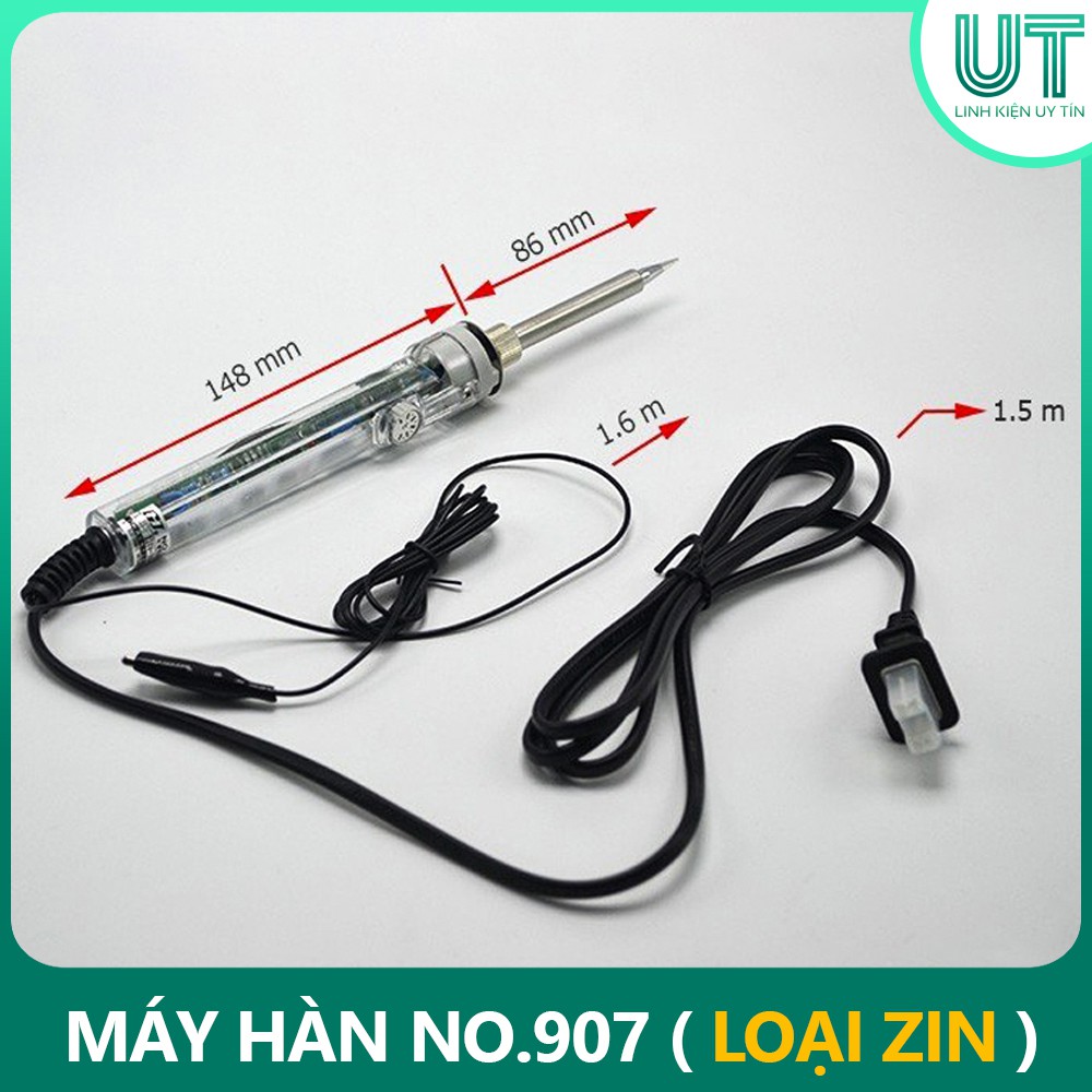 Máy hàn tay điều chỉnh nhiệt độ NO.907 - 60W ( LOẠI ZIN CHÍNH HÃNG )