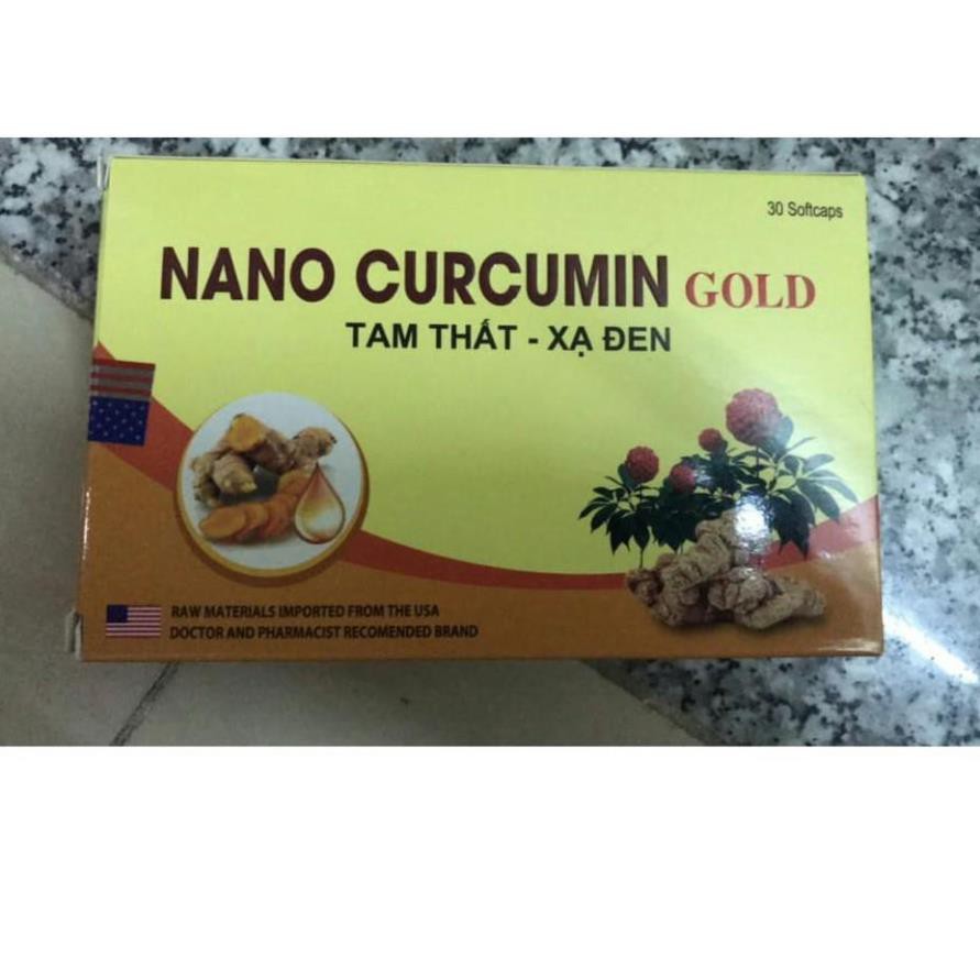 Hỗ trợ Viêm Loét Dạ Dày-NANO CURCUMIN GOLD-Hộp 30 Viên