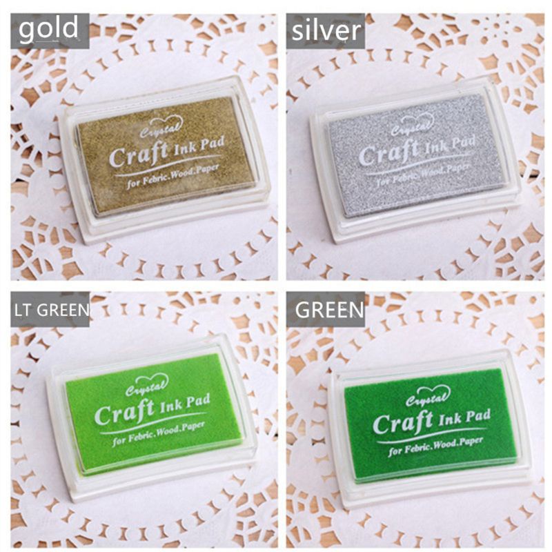 Set 15 Đệm Mực Con Dấu Thủ Công Có Thể Giặt Sạch Dành Cho Học Sinh