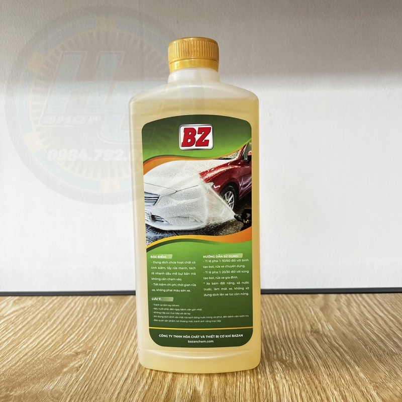 Xà Bông Rửa Xe Không Chạm BZ Siêu Bóng