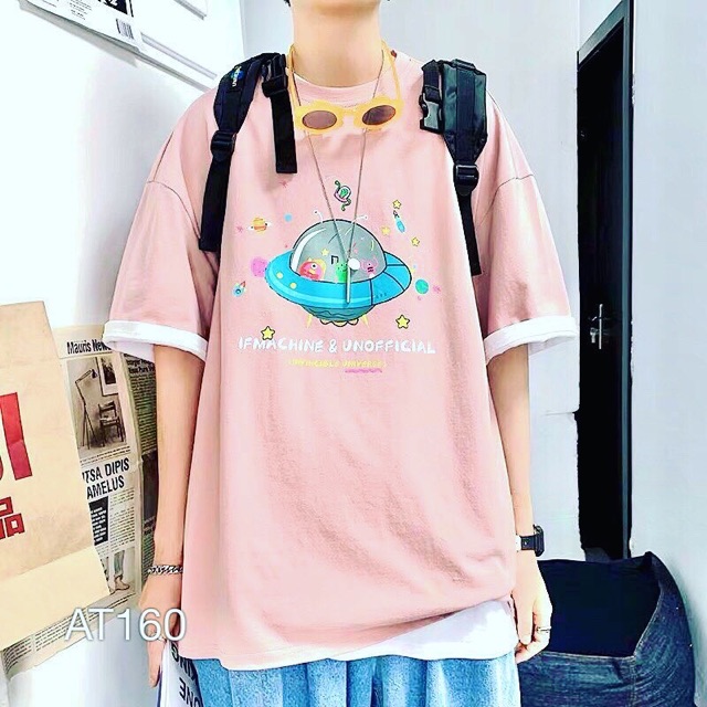 Áo Thun Nam Nữ VN CLO in hình và chữ UFO - AT160