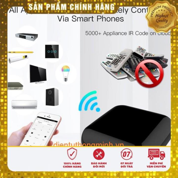 Bộ Học Lệnh Sóng Hồng Ngoại Và RF Tuya SmartLife (IR+RF) Học Lệnh Các Điều Khiển, Điều Khiển Qua Điện Thoại