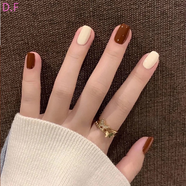 Gel Sơn Móng Tay Màu Nâu Trắng Chuyên Dụng Cho Cửa Hàng