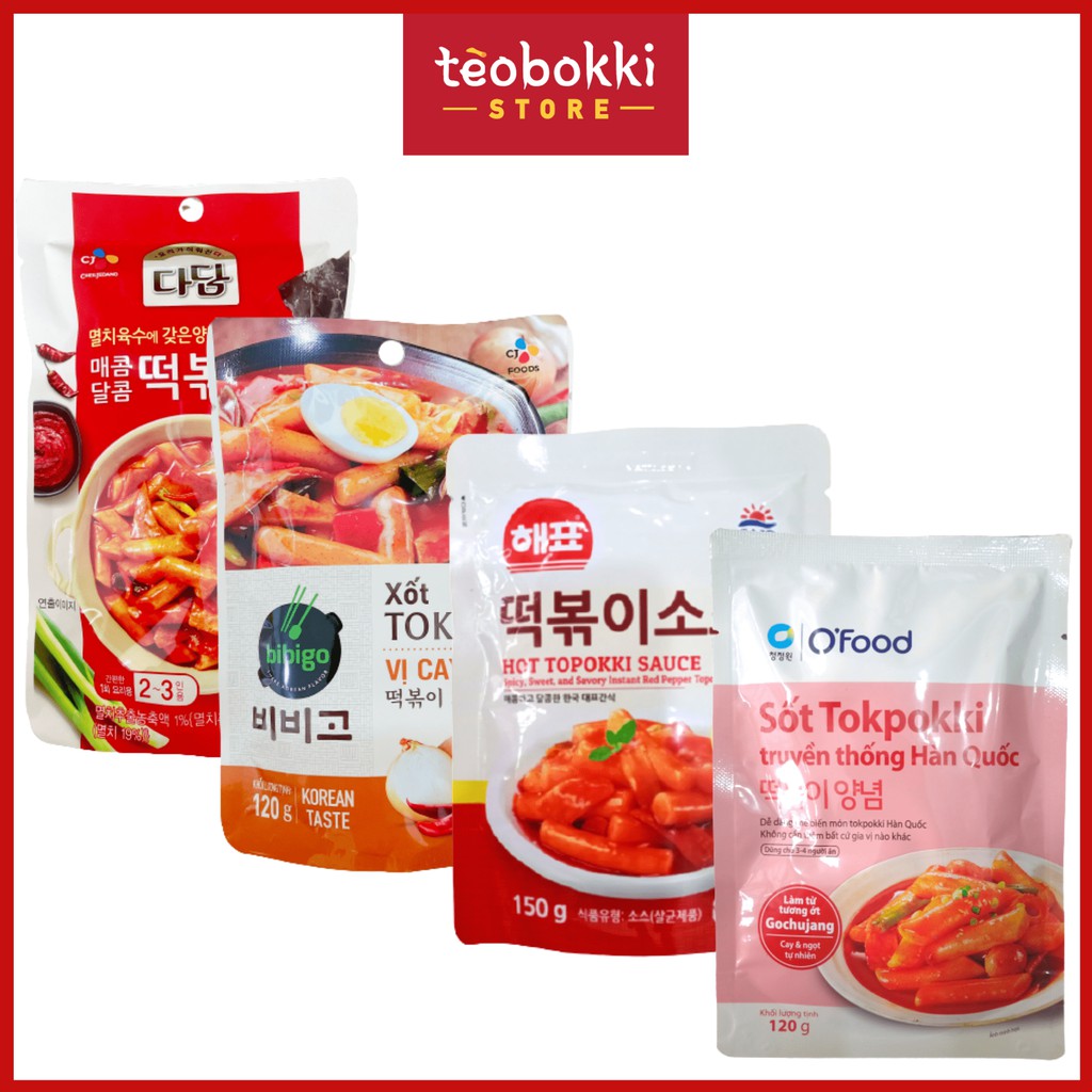 Sốt nấu tokbokki Hàn Quốc
