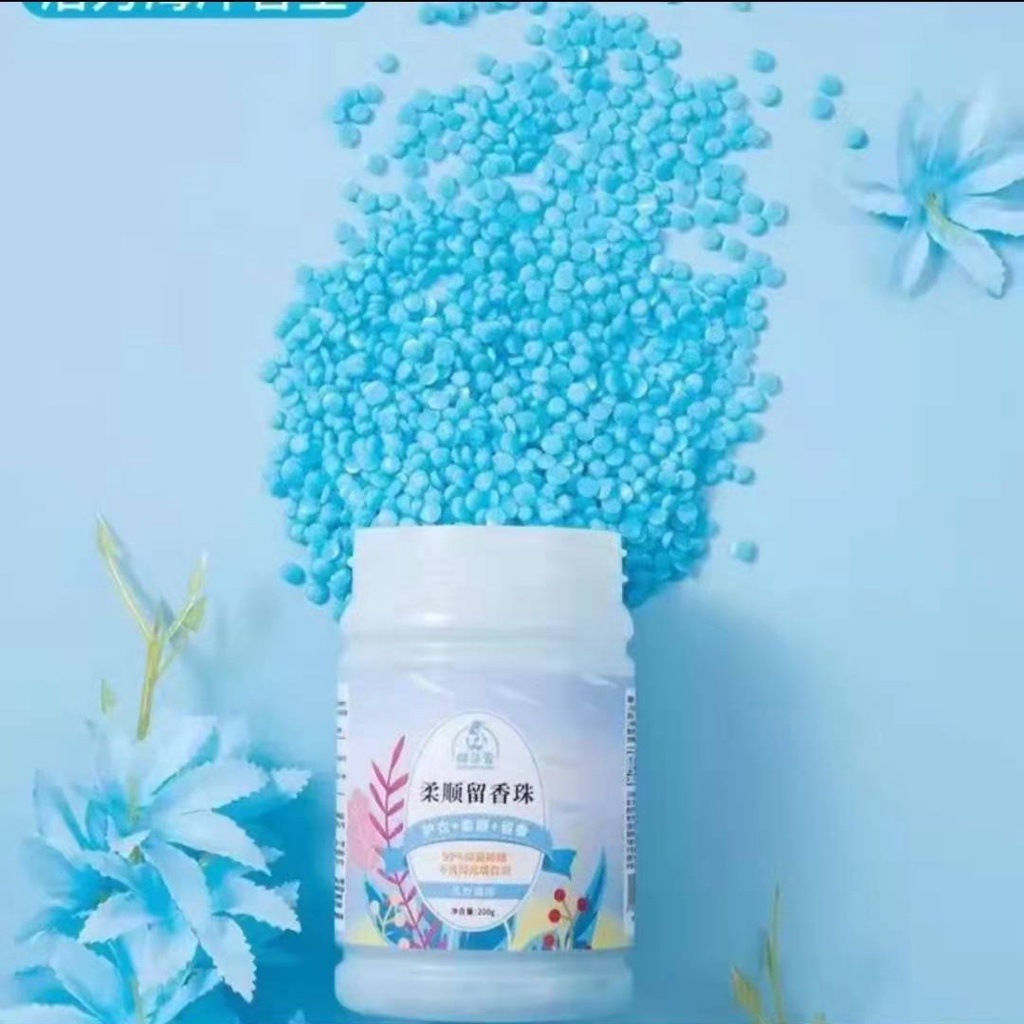 Hạt xả vải lưu hương tự nhiên thơm dịu lâu phai làm mềm chống tĩnh điện cho quần áo 200g