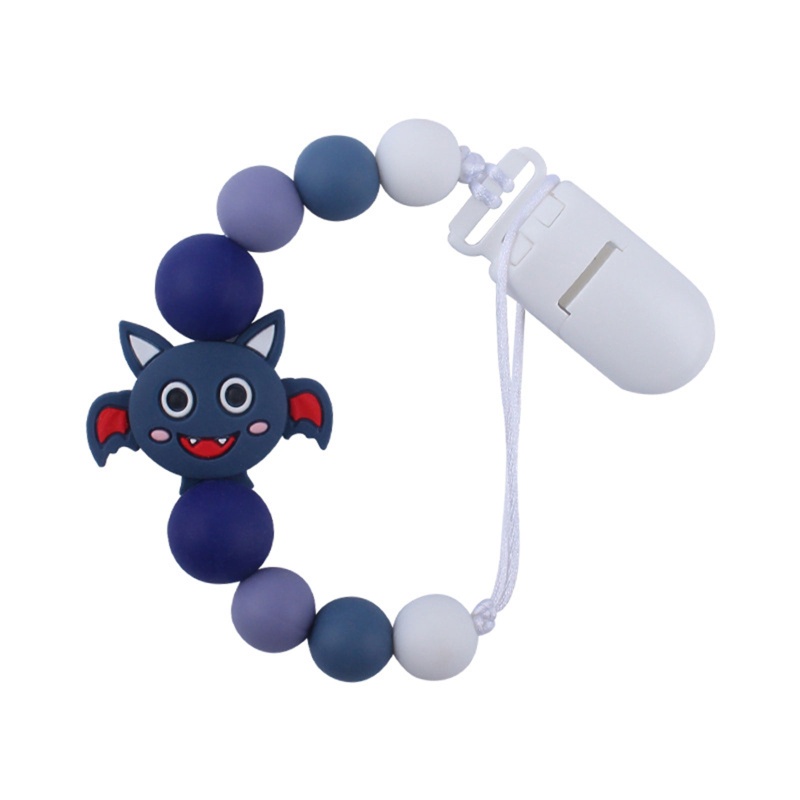 Giá Đỡ Núm Vú Giả Bằng Silicon Hình Dơi Không BPA DIY Cho Bé Sơ Sinh