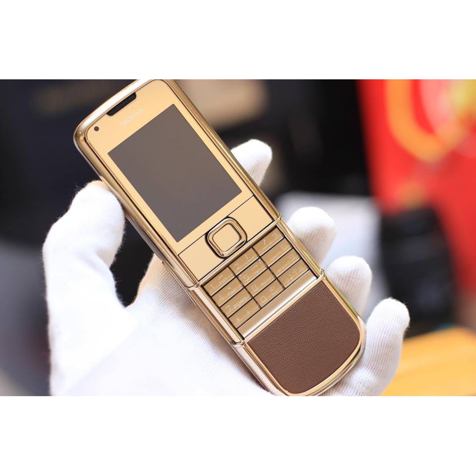 Điện Thoại Nokia 8800 Gold Arte Da Nâu Chính Hãng