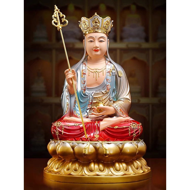 Đồ thờ cúng tượng địa tạng chất liệu nhựa - Văn phòng phẩm Nhơn Phát