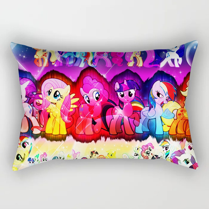Vỏ Gối In Hình Ngựa Pony Chất Lượng Cao 30x50cm/50x75cm