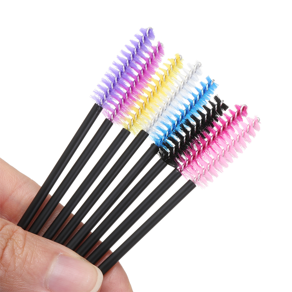 [Hàng mới về] Set 50 cọ chải lông mi/lông mày dùng 1 lần chuyên dụng cho trang điểm