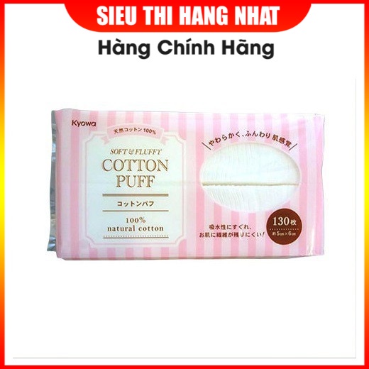 Gói 130 bông tẩy trang Kyowa