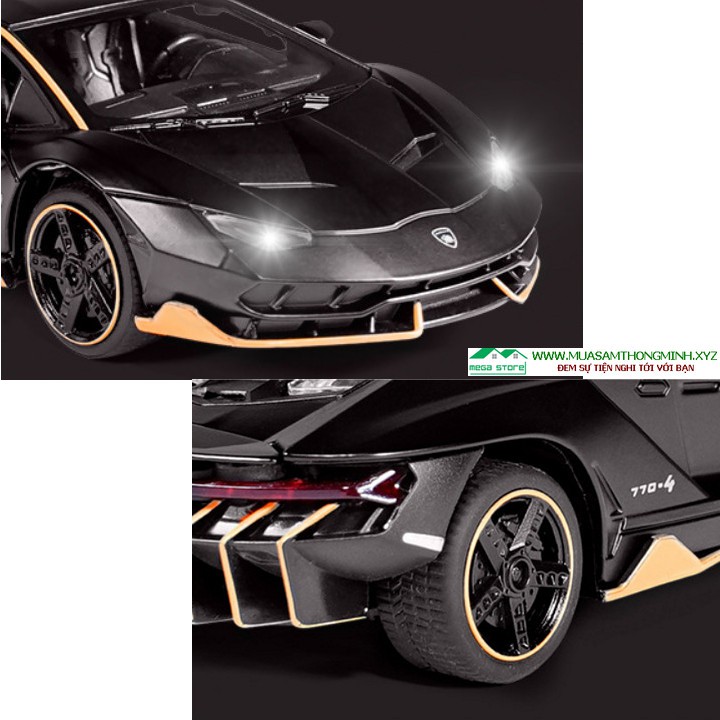 Siêu Xe Lamborghini Centenario LP770 4 Mô Hình Bằng Hợp Kim - Tỷ Lệ 1:32