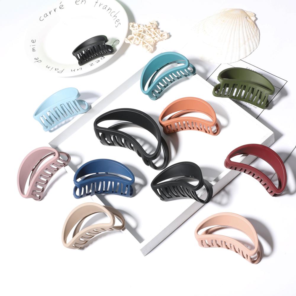 Kẹp gắp tóc Beadia màu trơn tùy chọn xinh xắn cho nữ