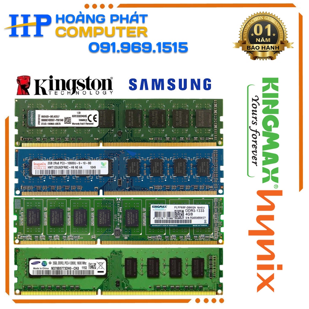 RAM DDR3 4G 8G BUSS 1333 1600 Kingmax Kington Gkill | BigBuy360 - bigbuy360.vn