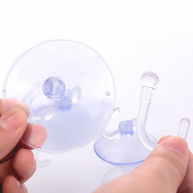 Móc Treo Đồ Hình Tam Giác Có Giác Hút Trong Suốt Tiện Dụng Cho Nhà Bếp /