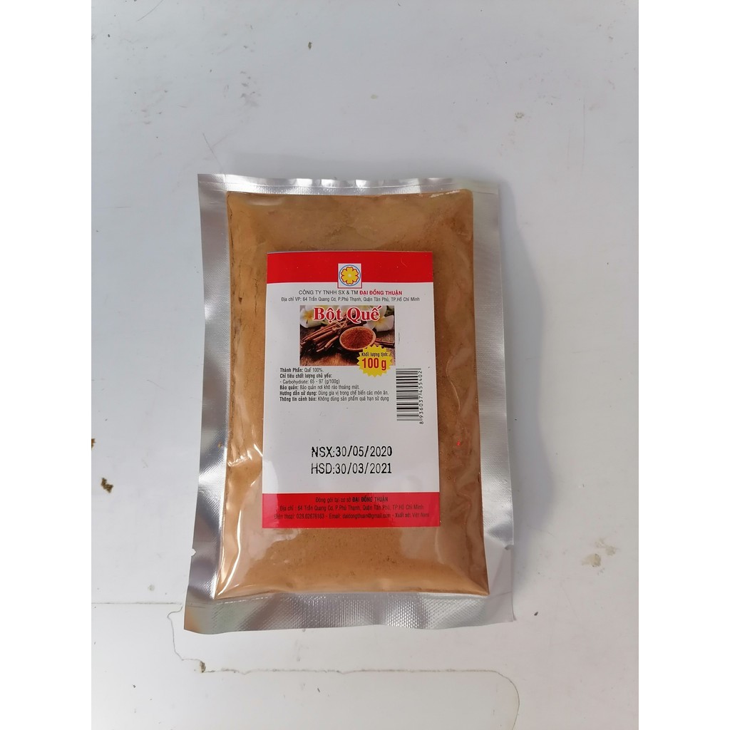 [100g] Bột quế thực phẩm [VN] ĐẠI ĐỒNG THUẬN Cinnamon powder (bph-hk)