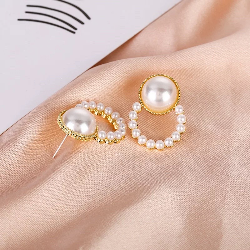 Hoa tai đính hạt phong cách hàn quốc - Maben