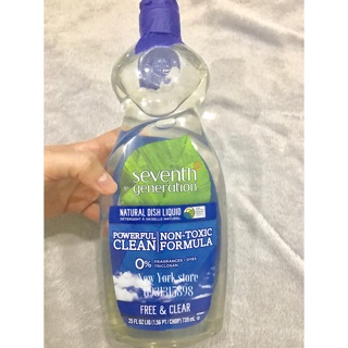 Nước rửa chén hữu cơ Seventh Generation 739ml