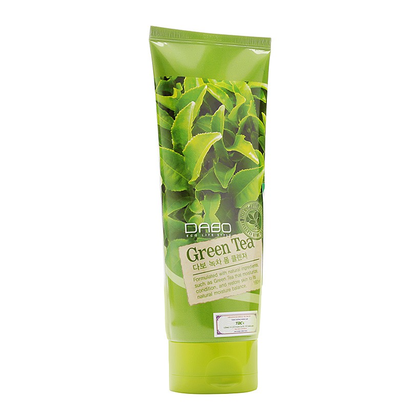 Sữa rửa mặt tinh chất trà xanh Green Tea Dabo Hàn quốc