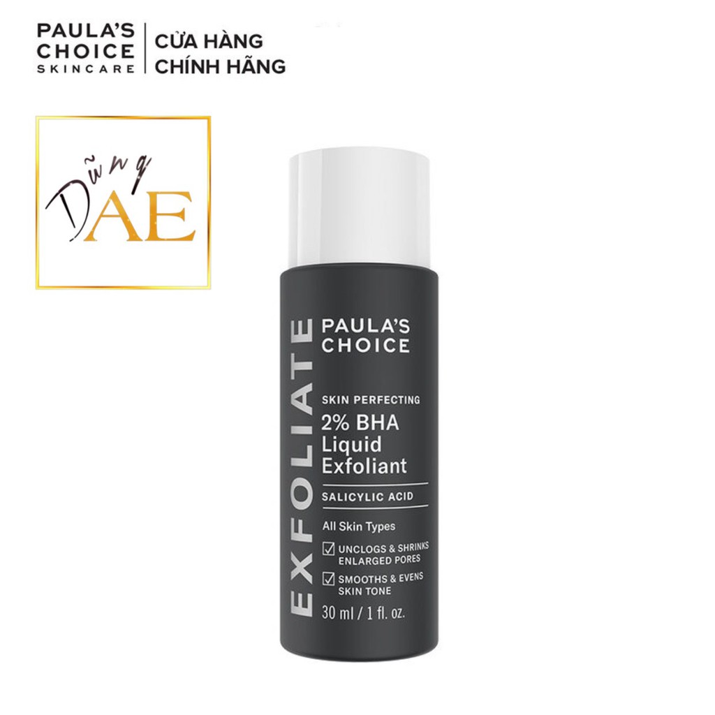 Tẩy tế bào chết Paulas Choice 2% BHA - Paula's Choice Skin Perfecting 2% BHA Liquid Exfoliant 118 ml - HÀNG CHÍNH HÃNG