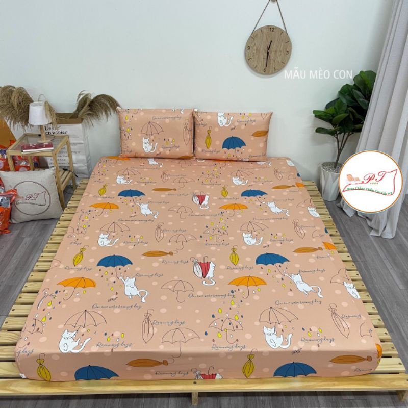 [ HCM ] [ Mẫu mèo con ] Ga chống thấm PT cao cấp (ib để chọn mẫu hoặc đặt size theo yêu cầu)