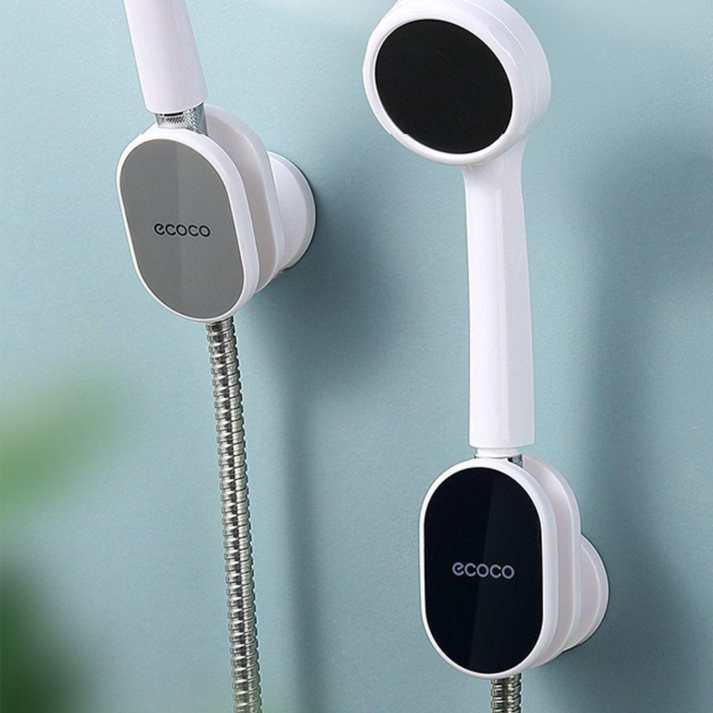 ✧WATTLE✧ 360°Rotation Household Shower Stand Home &amp; Living Washroom Storage Holder Shower Head Rack Wall Mounted Bathroom Organizer Shelf Adhesive Adjustable Angle High Quality Nozzle Base Stand/Multicolor