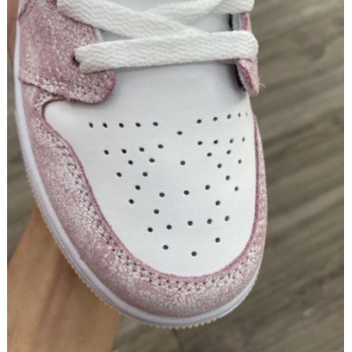 Giày Nữ Cổ Thấp Jordan1 ,Giày Hồng Vảy Sơn Full Box Bill | BigBuy360 - bigbuy360.vn