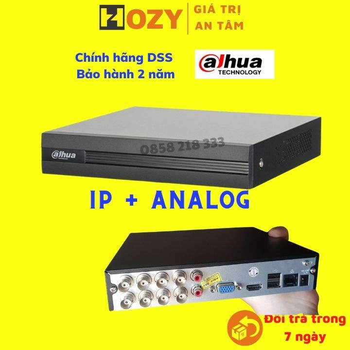 [Mã ELHAMS5 giảm 6% đơn 300K] Đầu thu ghi hình camera IP , Analog Dahua XVR 1A08 chính hãng DSS bảo hành 2 năm