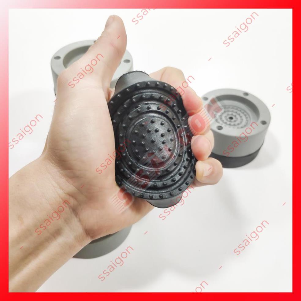 Chân đế máy giặt tủ lạnh BỘ 4 trụ cao su chống rung cao cấp