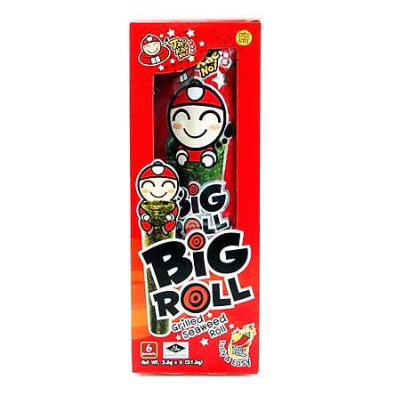 Rong biển Big Roll Thái Lan Hộp 6 gói x 18g
