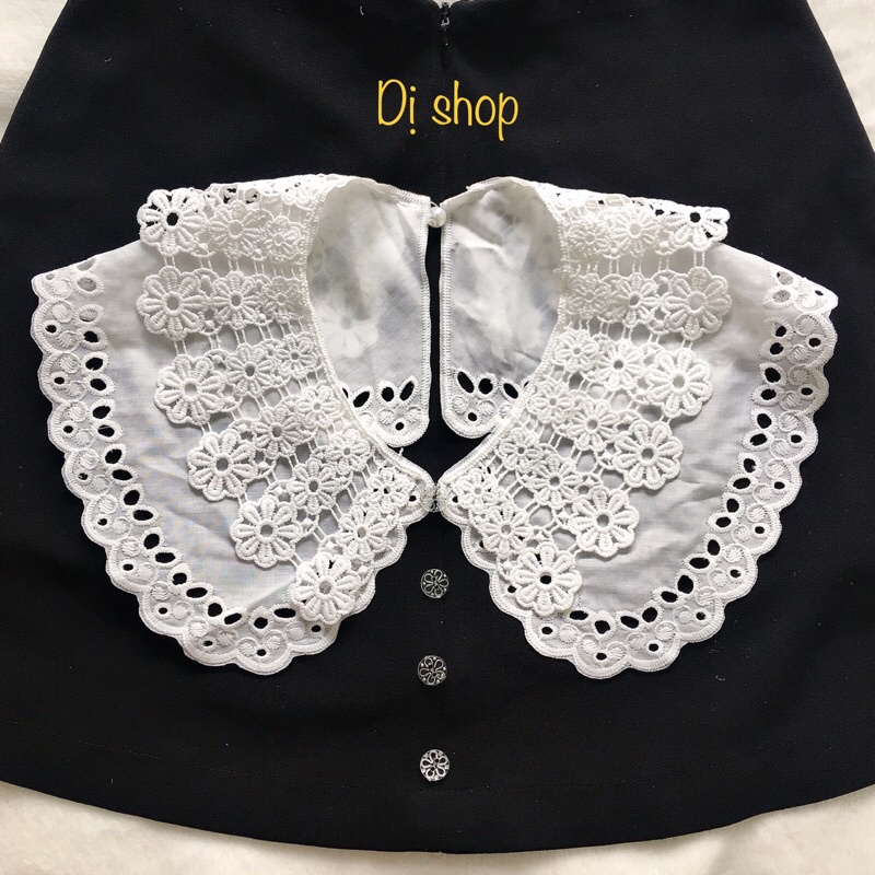 CỔ VẢI THÊU 2 TẦNG
