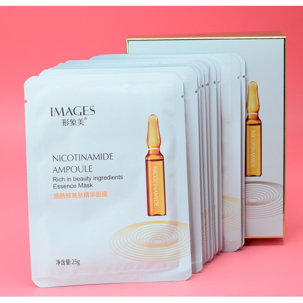 Mặt nạ serum cấp ẩm dưỡng da Nicotinamide Ampoule Images 1 miếng