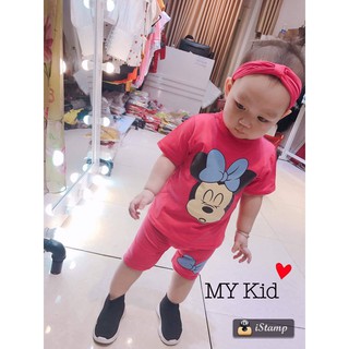 Bộ mickey bé gái