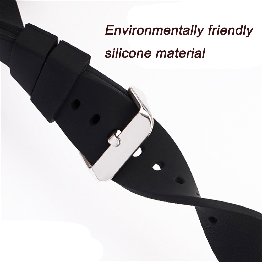 Dây Đeo Đồng Hồ Bằng Silicone 14mm 16mm 18mm 19mm 20mm 21mm 22mm 24mm Chuyên Dụng Cho Huawei GT2 3