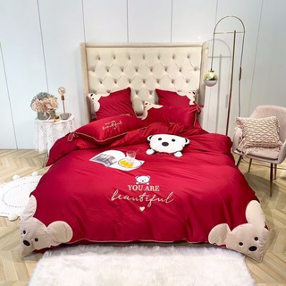bộ chăn ga gối Lụa satin 60s, hàng 7 món