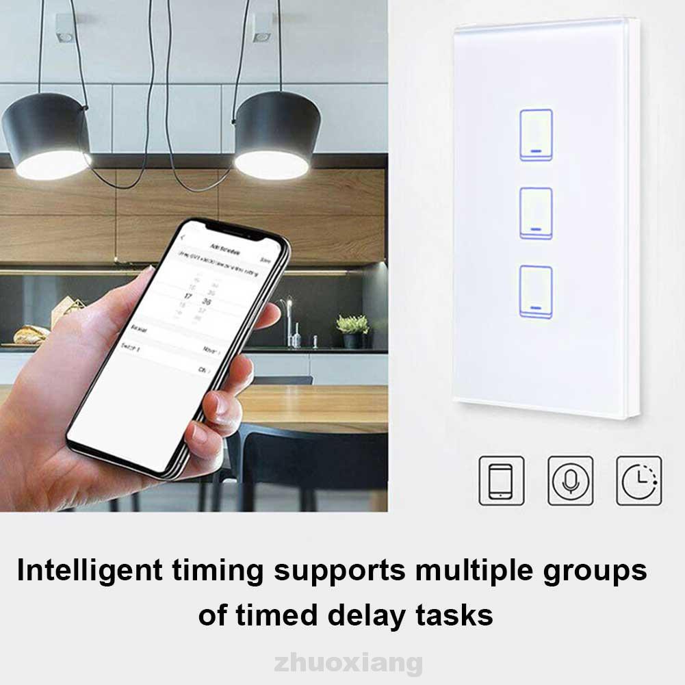 SONOFF T2US Home Multifunction WIFI Accessories Automatic Connectors On Off Touch Panel