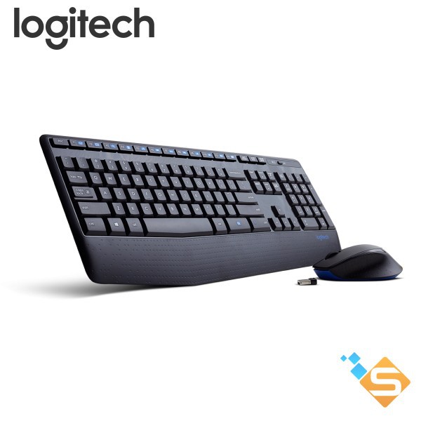 Bộ bàn phím chuột không dây Logitech MK235 - Hàng Chính Hãng - Bảo Hành 1 Năm