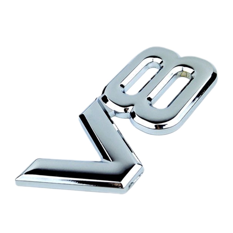 Miếng Dán Trang Trí Đuôi Xe In Chữ 3D Mạnh Mẽ