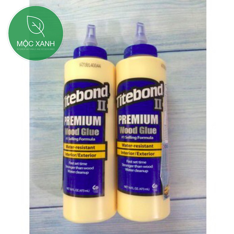 Keo dán gỗ titebond II 473ml (Chính hãng)