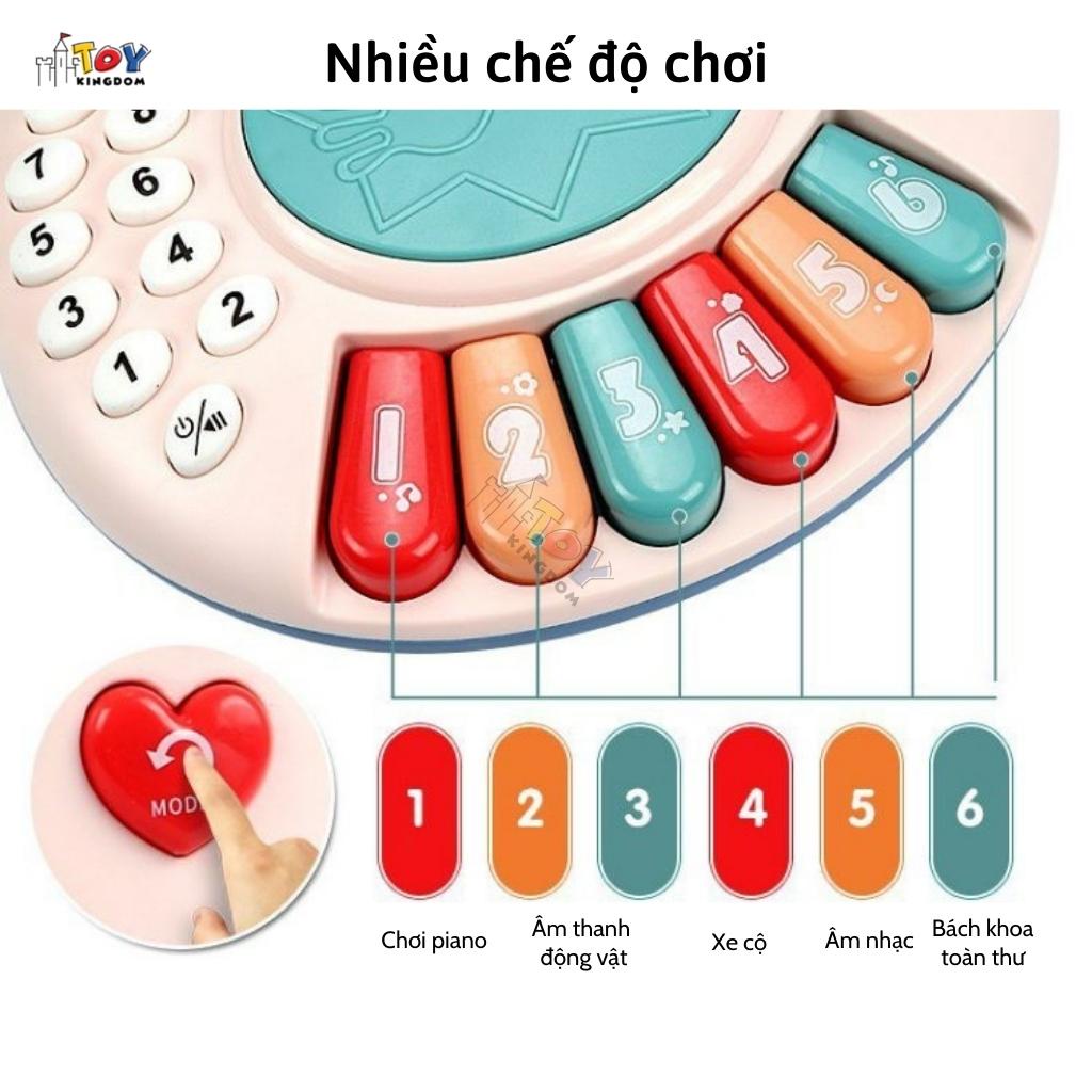 Đồ Chơi Phát Nhạc Tiếng AHIHI Cho Bé Có Đàn, Trống, Số Đếm Dành Cho Bé Từ 6 Tháng