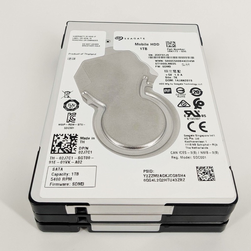 HDD Laptop 1.0TB hàng bóc máy sức khoẻ 100% . Hãng Western, Hitachi,Seagate,Toshiba