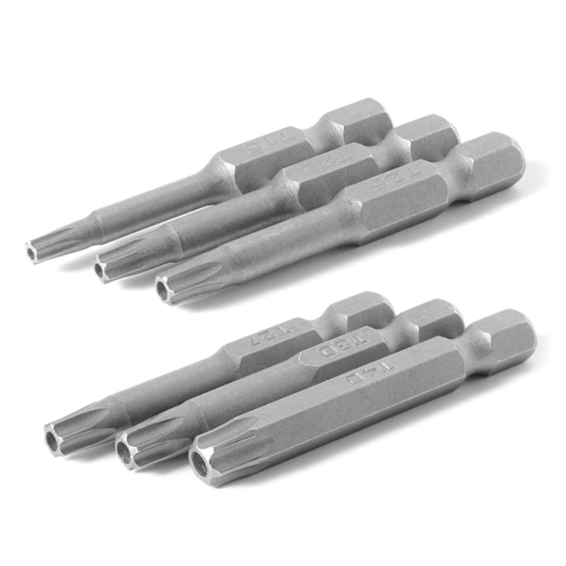 Bộ 12 đầu vặn vít lục giác T5-T40 1/4 inch 50mm chuyên dụng