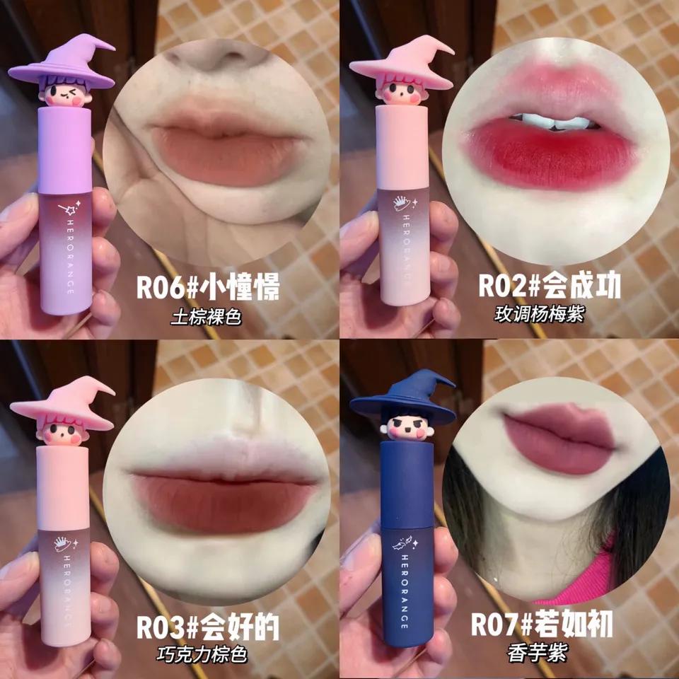 Son bóng lì HERORANGE chất son mịn như nhung thiết kế hình phù thủy dễ thương