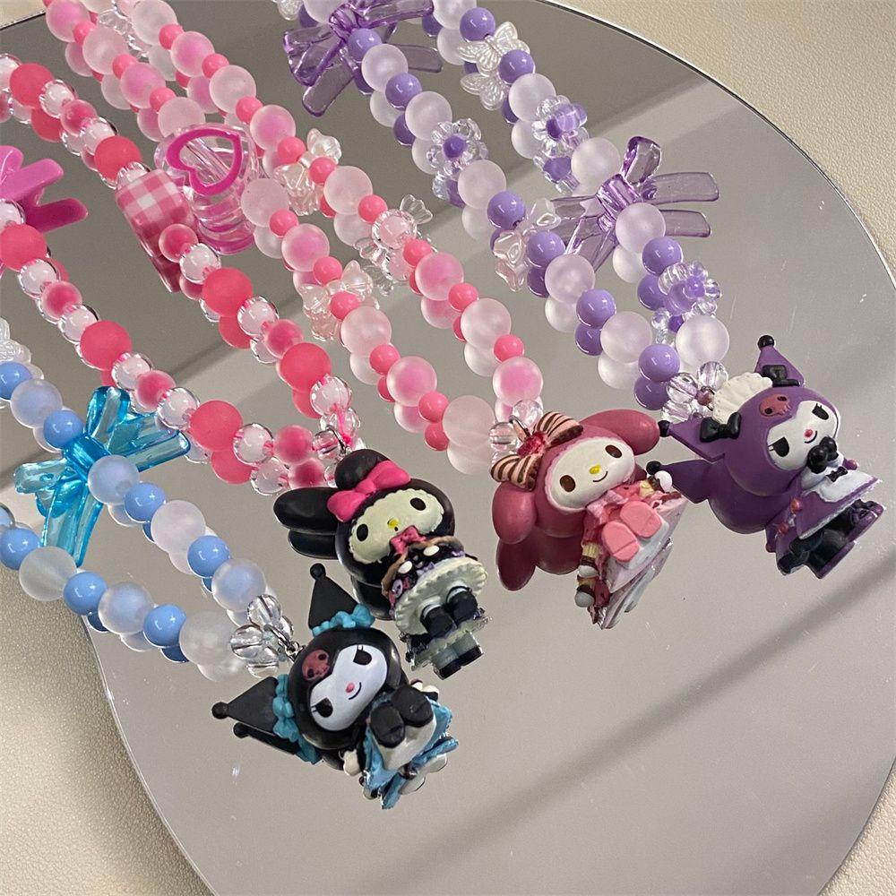 Dây Đeo Điện Thoại Họa Tiết Hoạt Hình Kuromi My Melody Winnie the Pooh